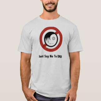 Just Say No To EMO Gray T-Shirt