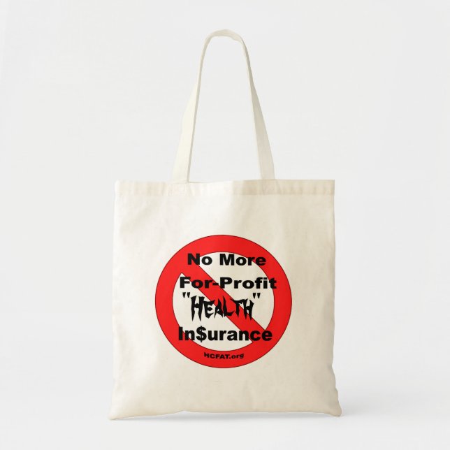 Just Say No Tote Bag (Front)