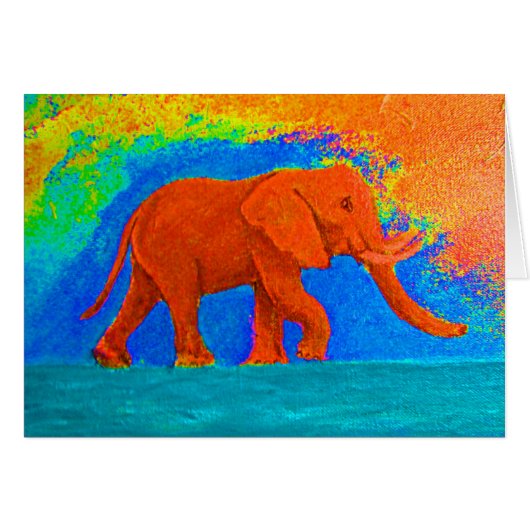 JUST SAY YES TO ELEPHANTS CARDS (Front Horizontal)