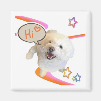 Just Saying "Hi" Magnet