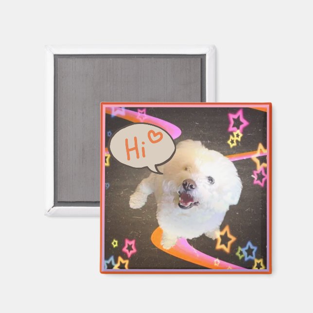 Just Saying "Hi"  Magnet (Front/Back)