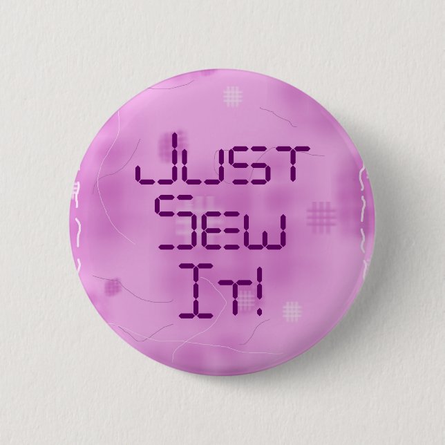 Just Sew It! Button (Front)