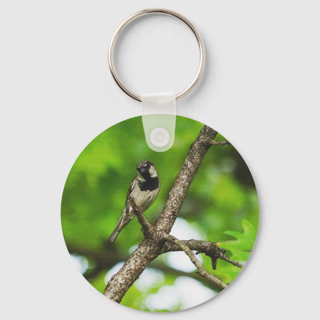 Just Sitting Around Keychain (Front)