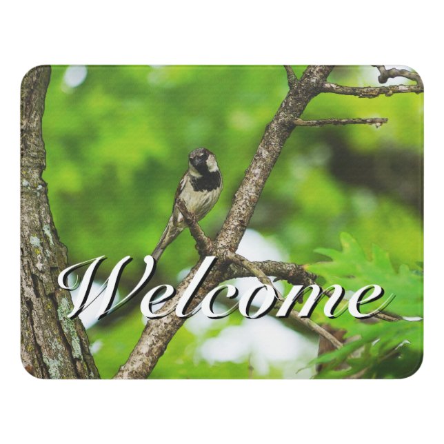 Just Sitting Around Welcome Sign (Contemporary Front)