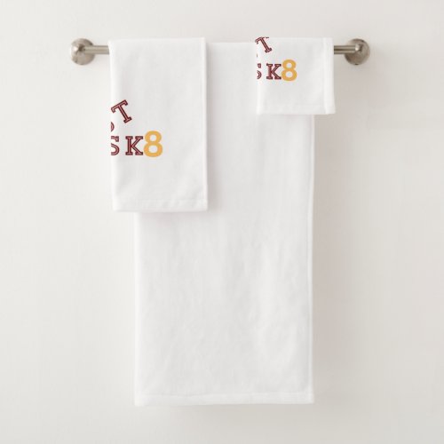 Just Sk8 Mug Bath Towel Set