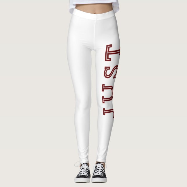 Just Sk8 Mug Leggings (Front)