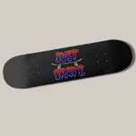 Just Skate Skateboard Red Blue Skateboarders<br><div class="desc">Any skateboarder wants love this one - see my store for lots more skateboard gift ideas.</div>