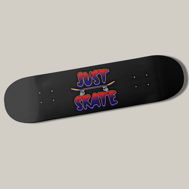 Just Skate Skateboard Red Blue Skateboarders (Creator Uploaded)