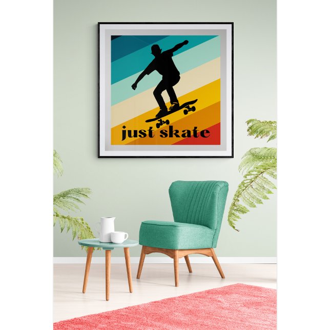 Just Skate Skateboarding Poster (Creator Uploaded)