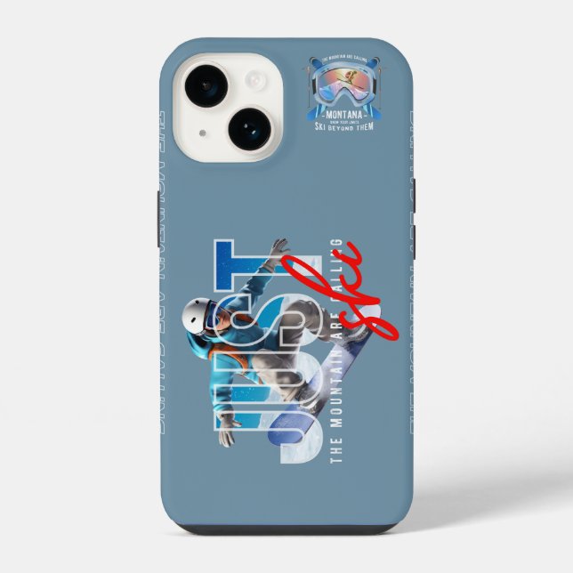 Just Ski | Iphone Case (Back)