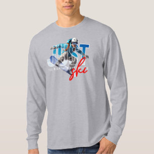 Just Ski   Men's Long Sleeve T-Shirt