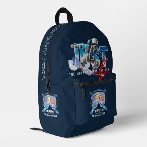 Just Ski  Printed Backpack