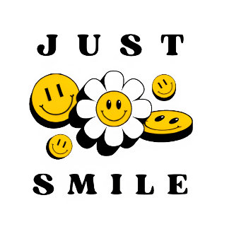Just Smile Daisy#happydaisy #smileflower #daisyvib Large Tote Bag