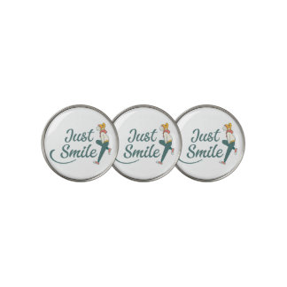 Just Smile Golf Ball Marker