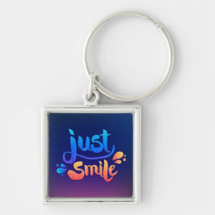 Just Smile Keychain