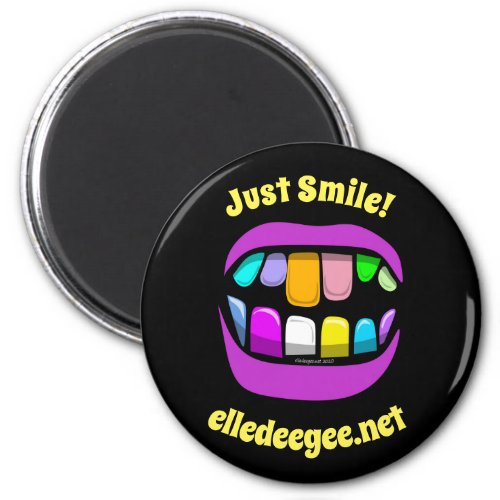Just Smile Logo Magnet