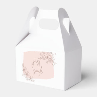 just smile package favor boxes