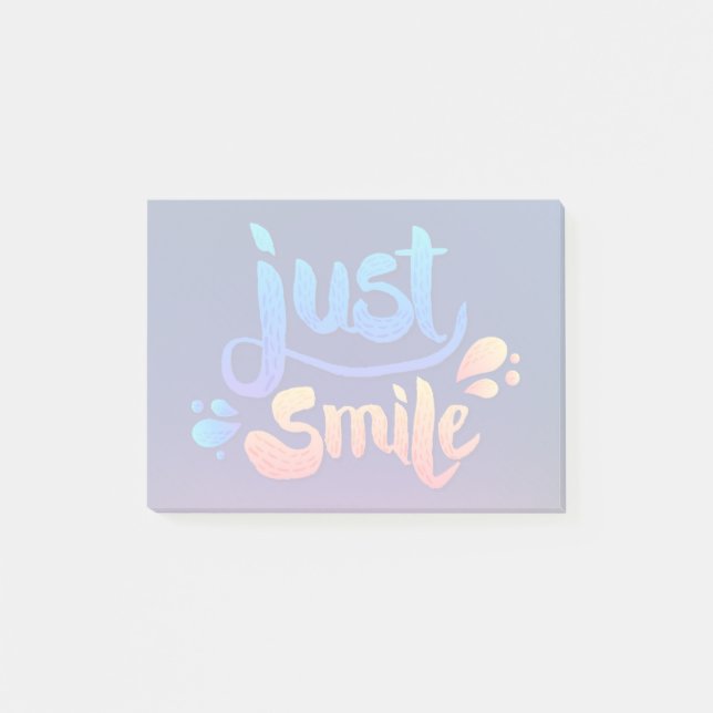Just Smile Post-it Notes (Front)