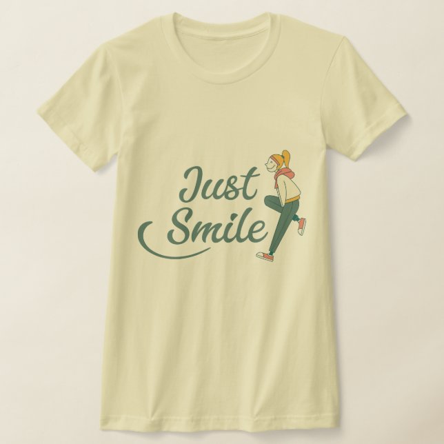 Just Smile T-Shirt (Laydown)