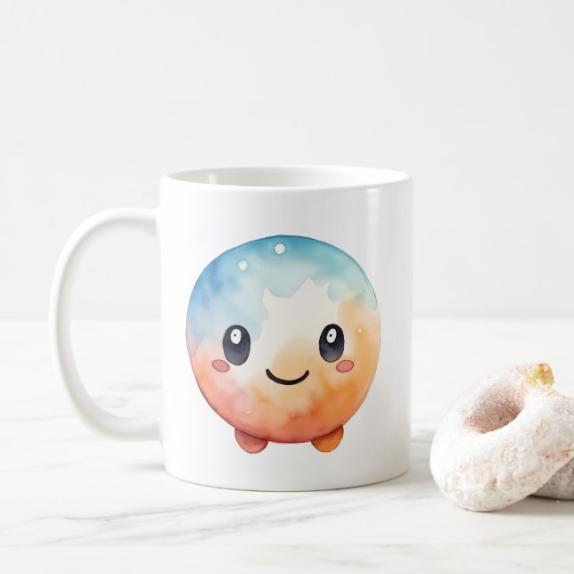 Just Smile Yeah Just Smile Coffee Mug (With Donut)
