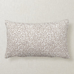 Just Snow Leopard Lumbar Pillow