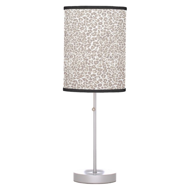 snow leopard lamp