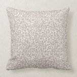 Just Snow Leopard Throw Pillow