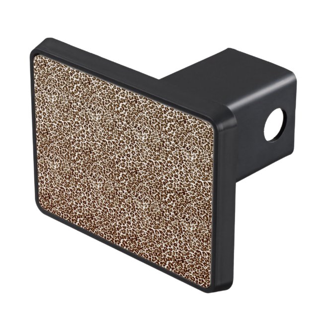 Just Snow Leopard Tow Hitch Cover (Top Right)