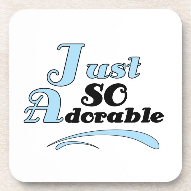 Just So Adorable Drink Coaster (Front)