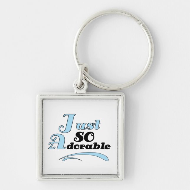 Just So Adorable Keychain (Front)