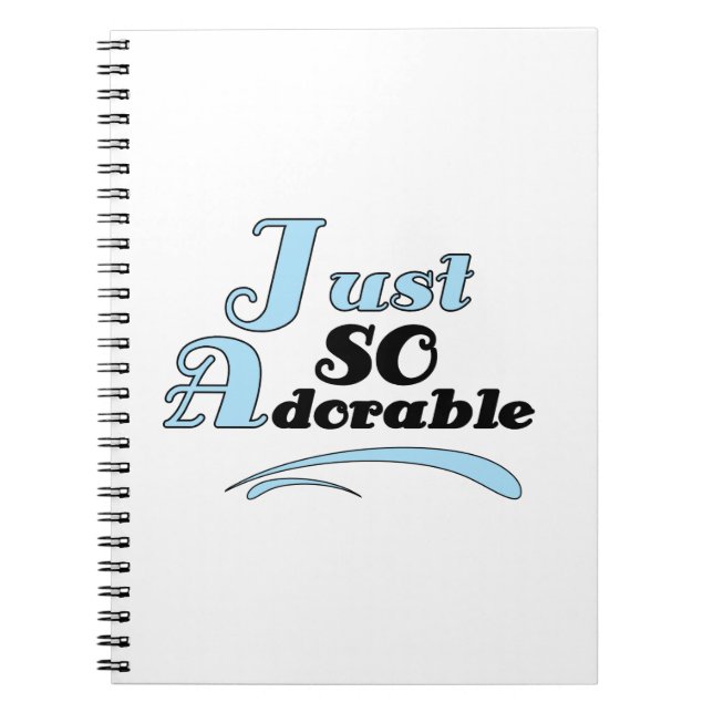 Just So Adorable Notebook (Front)