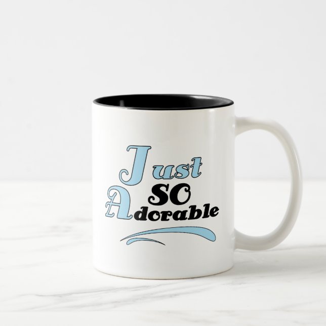 Just So Adorable Two-Tone Coffee Mug (Right)