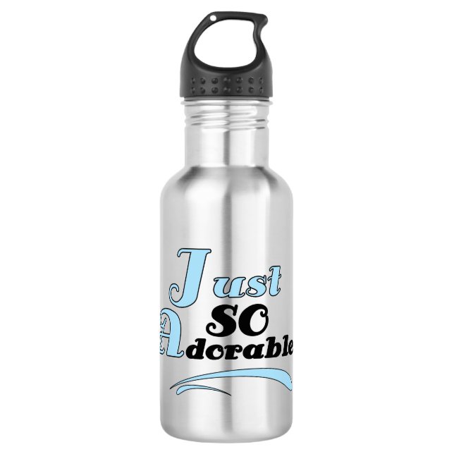 Just So Adorable Water Bottle (Front)