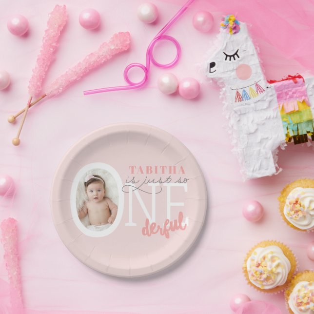 just so ONEderful Paper Plates (Party)