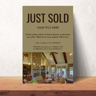 Just Sold Open House l Real Estate Marketing Flyer