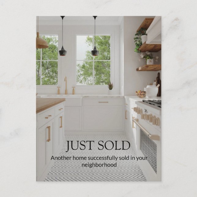 Just Sold Real Estate Postcard | Realtor Marketing (Front)