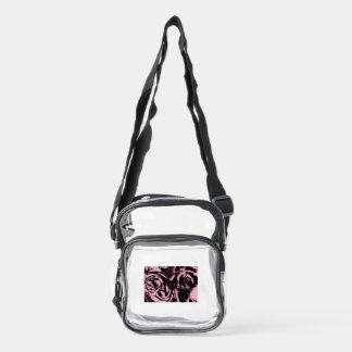 Just Some Roses Clear Crossbody Bag