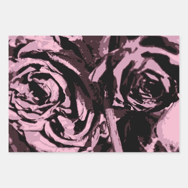 Just Some Roses Wrapping Paper Sheets (Front)