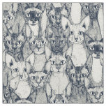 just sphynx cats indigo pearl fabric
