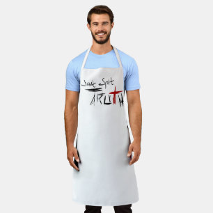 Just Spit Truth Christian Apron