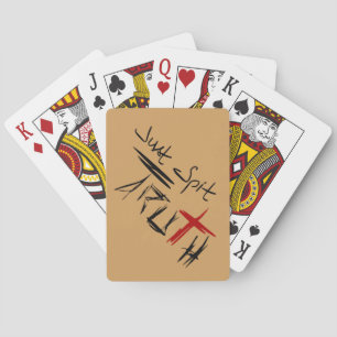Just Spit Truth Poker Cards