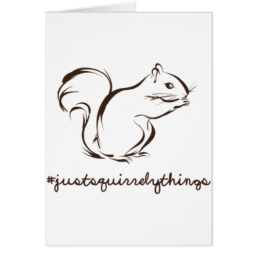 Just Squirrely Things Squirrel Cards (Front)