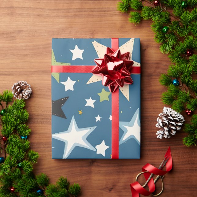 Just Stars  Wrapping Paper (Holiday Gift)