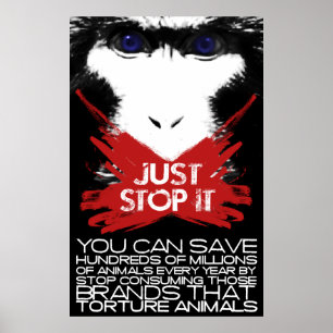 JUST STOP IT POSTER