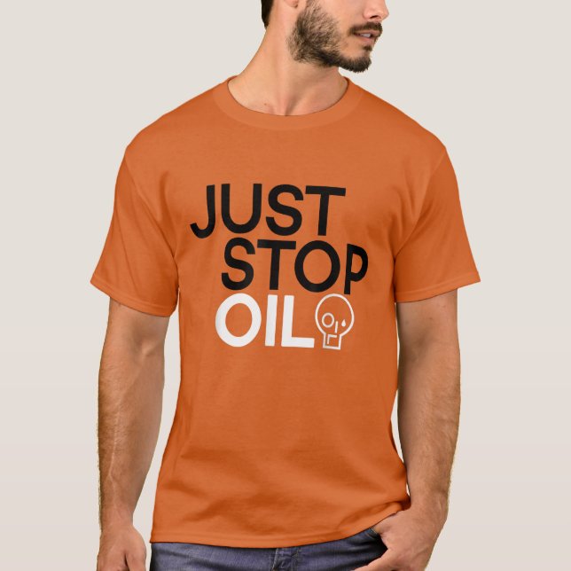 Just Stop Oil Save the Earth T-Shirt (Front)