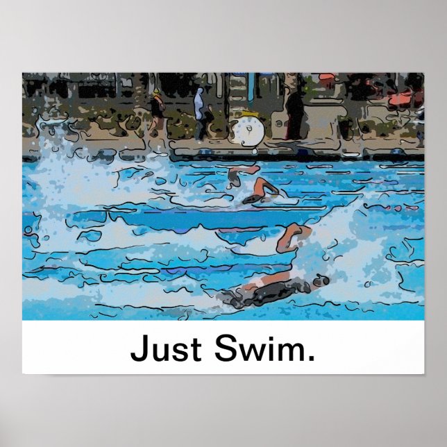 Just Swim Poster (Front)