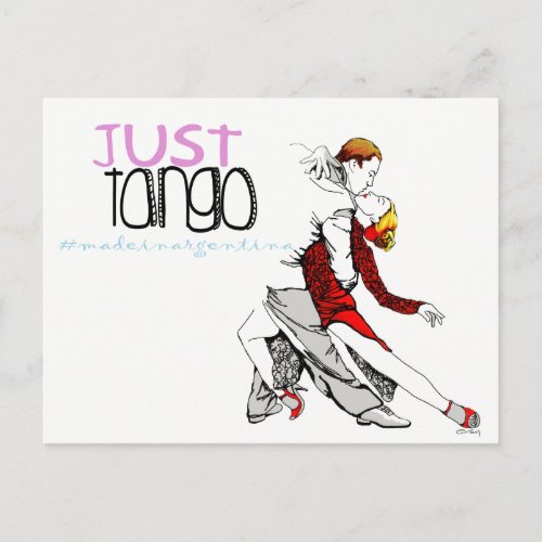 Just Tango Made in Argentina Postcard