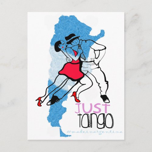 Just Tango Made in Argentina Postcard
