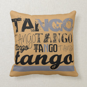 Just Tango Throw Pillow