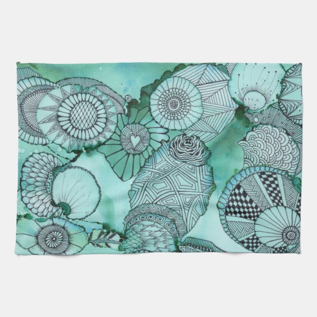 Just Teal Kitchen Towel (Horizontal)